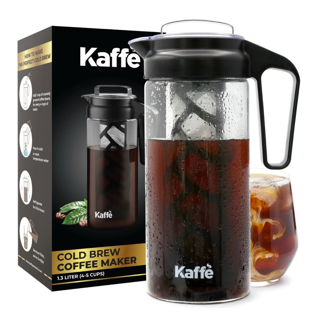 Kaffe Black Cold Brew Coffee Maker - Brand new in box! ☕️